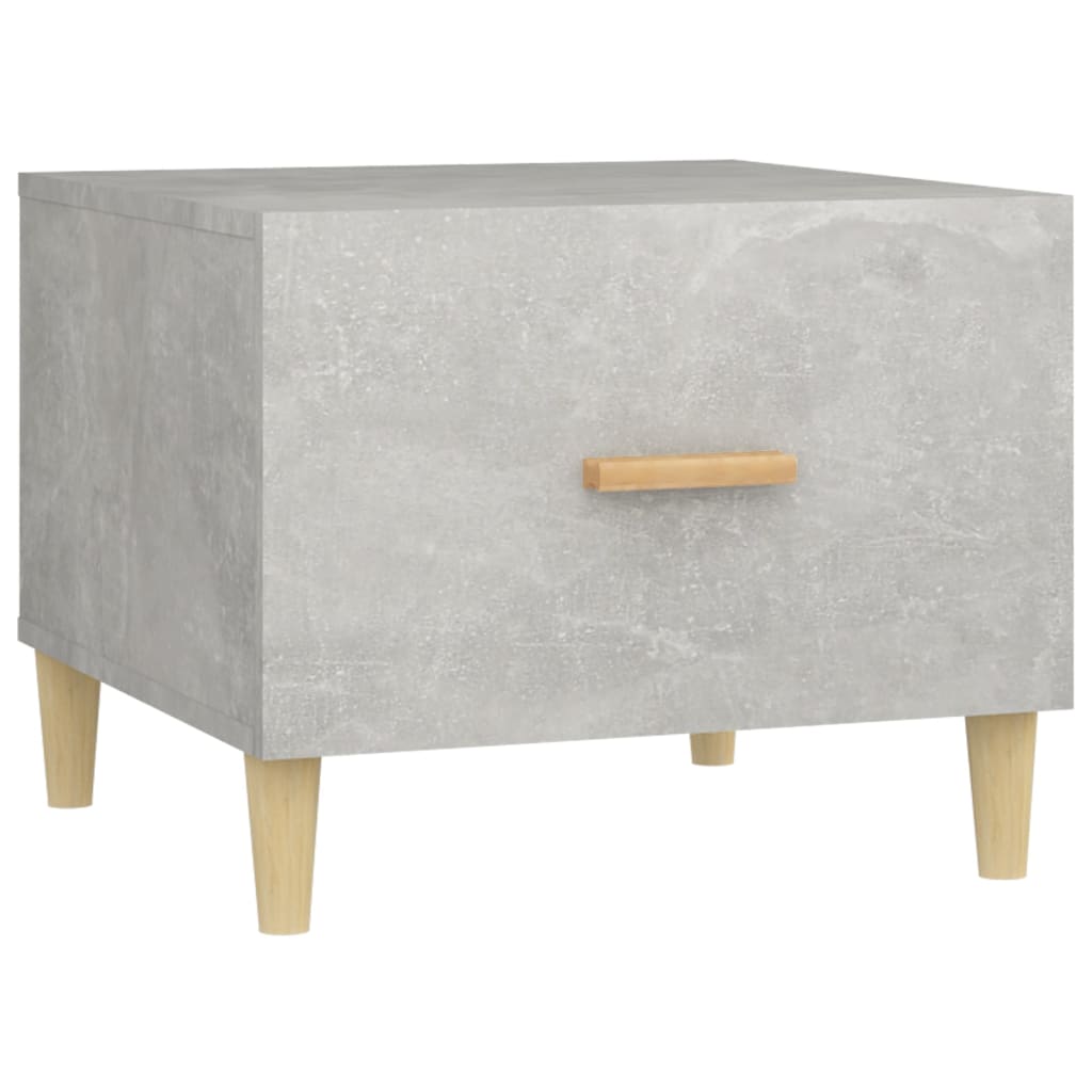 Stolići za kavu 2 kom Siva betona 50x50x40 cm konstruirano drvo