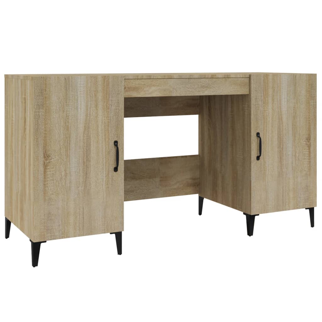 Radni stol hrasta sonome 140x50x75 cm konstruirano drvo
