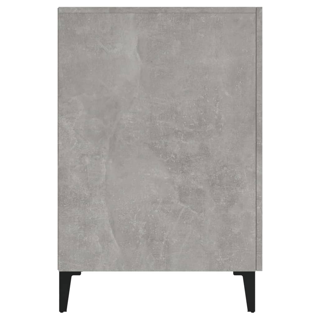Radni stol boja betona 140 x 50 x 75 cm od konstruiranog drva