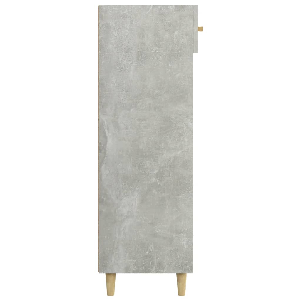 Ormarić za cipele boja betona 60x35x105 cm konstruirano drvo