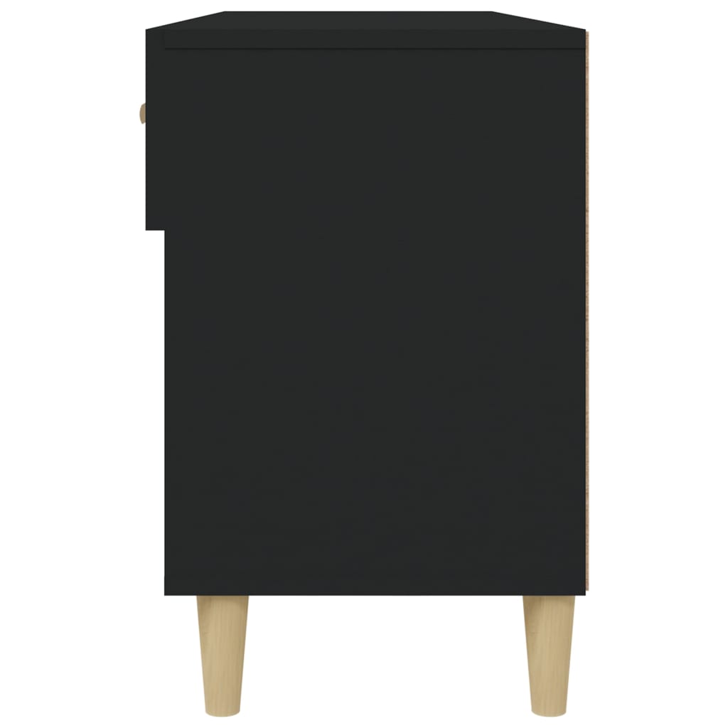 Ormarić za cipele Crno 102x35x55 cm od konstruiranog drva