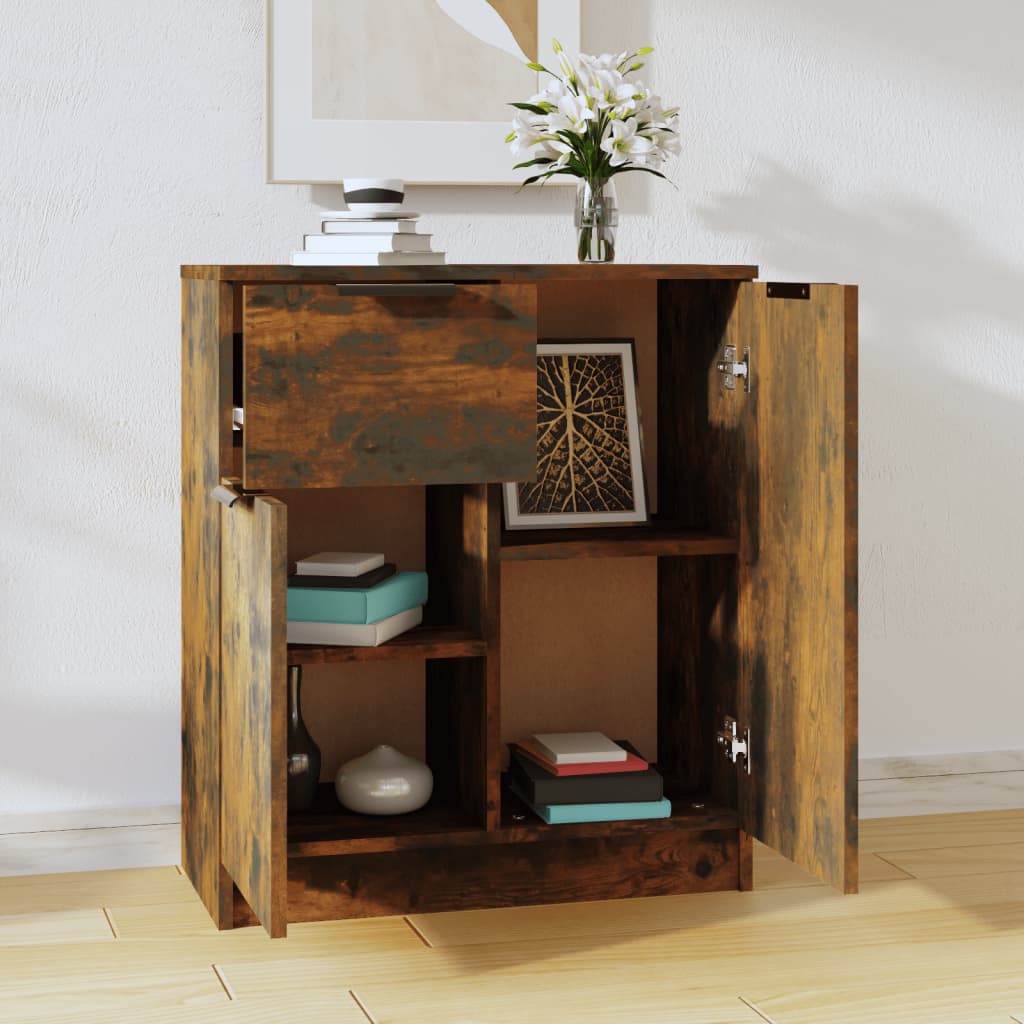 Komoda boja dimljenog hrasta 60x30x70 cm od konstruiranog drva