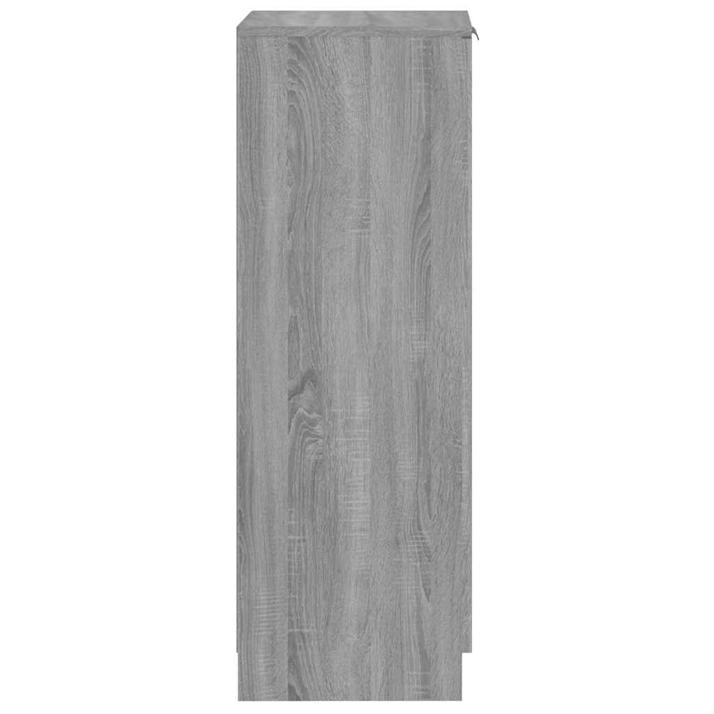 Ormarić za cipele sivi hrast 30x35x100 cm konstruirano drvo
