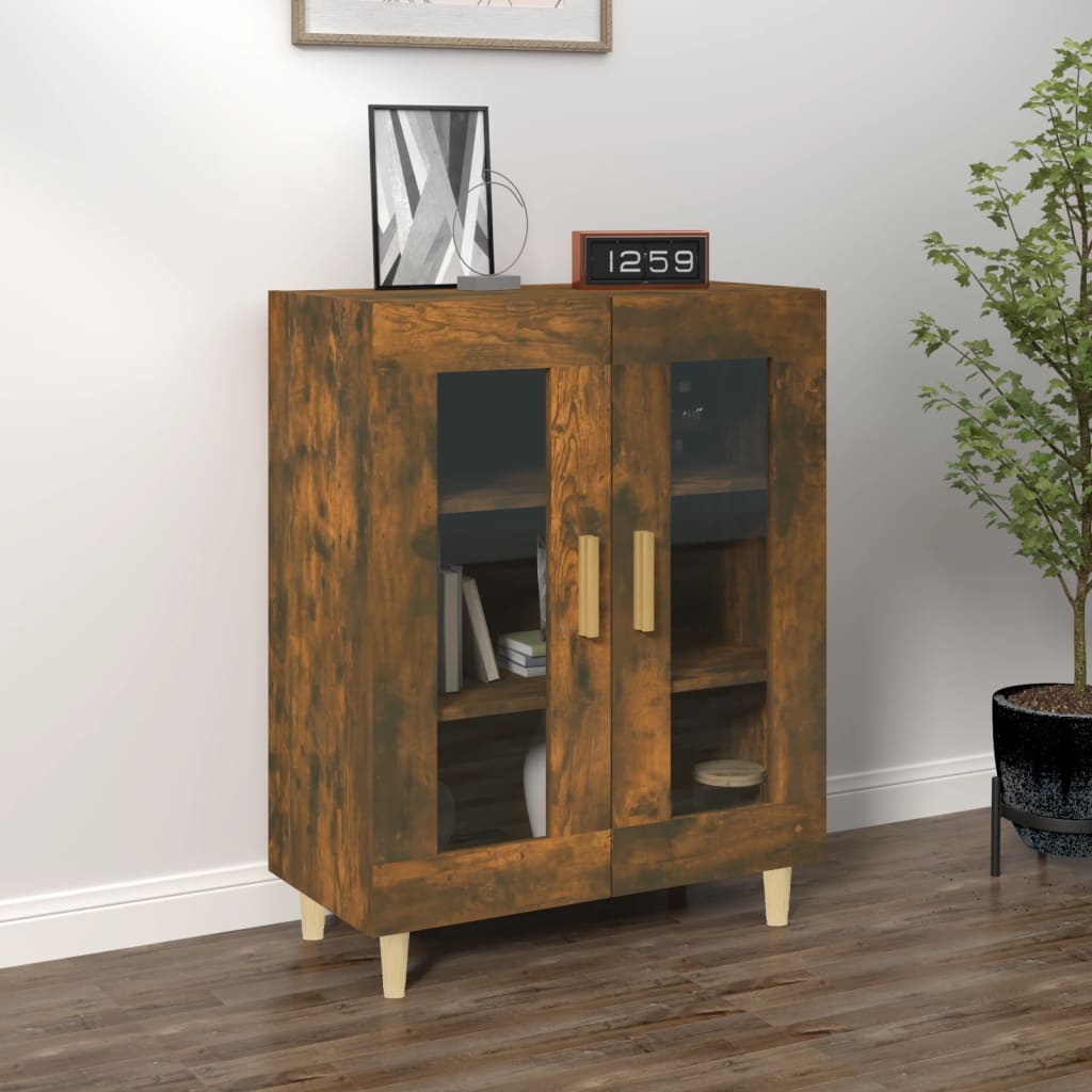 Komoda boja dimljenog hrasta 69,5x34x90 cm konstruirano drvo