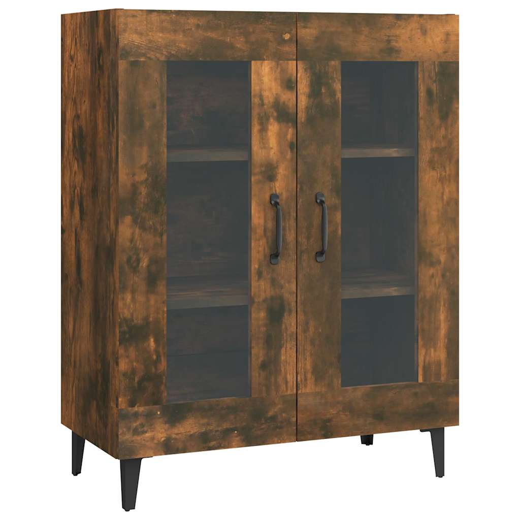Komoda boja dimljenog hrasta 69,5x34x90 cm konstruirano drvo