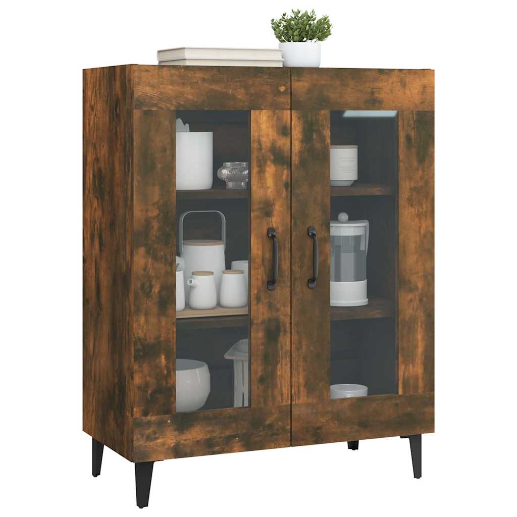 Komoda boja dimljenog hrasta 69,5x34x90 cm konstruirano drvo