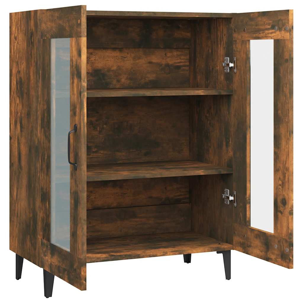 Komoda boja dimljenog hrasta 69,5x34x90 cm konstruirano drvo