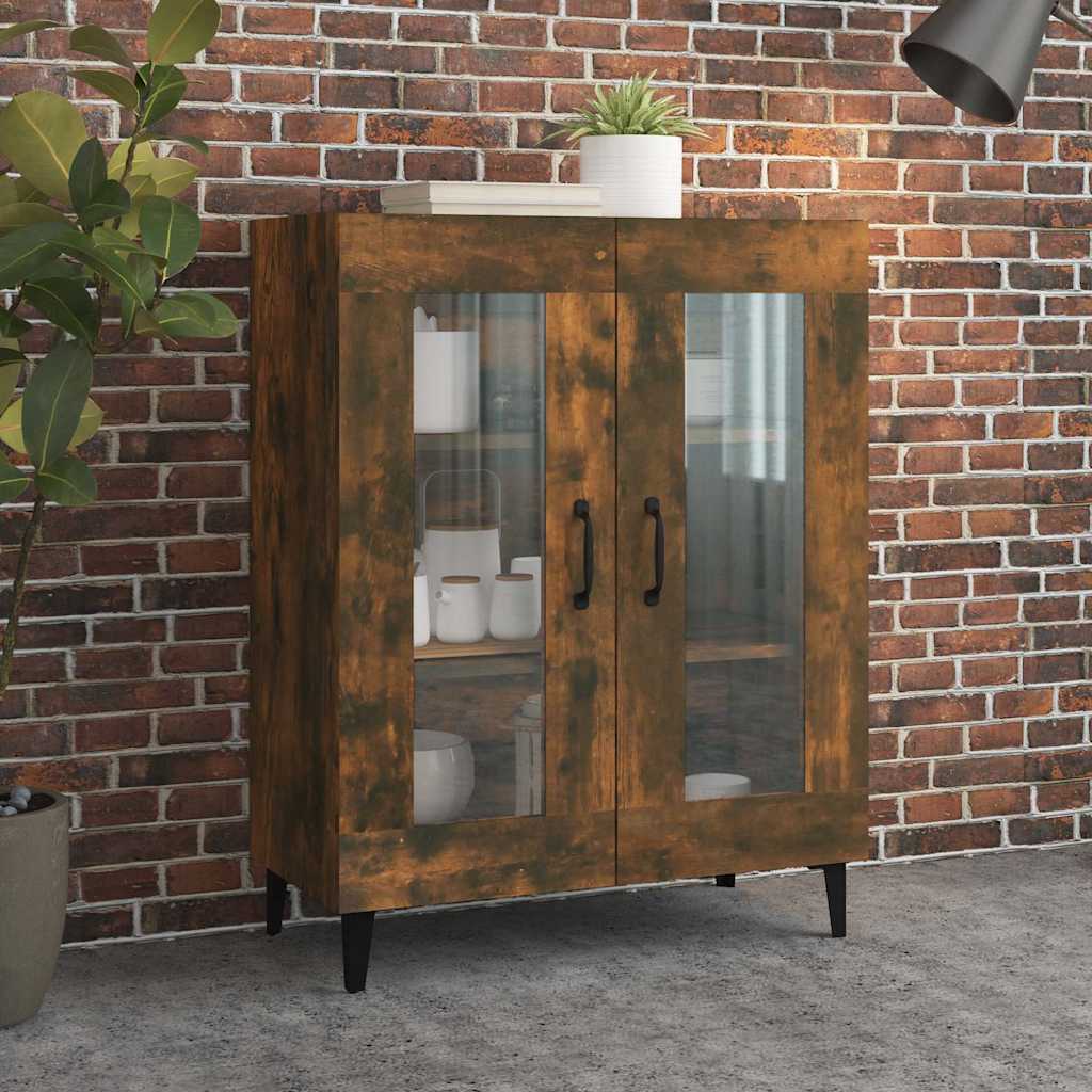 Komoda boja dimljenog hrasta 69,5x34x90 cm konstruirano drvo