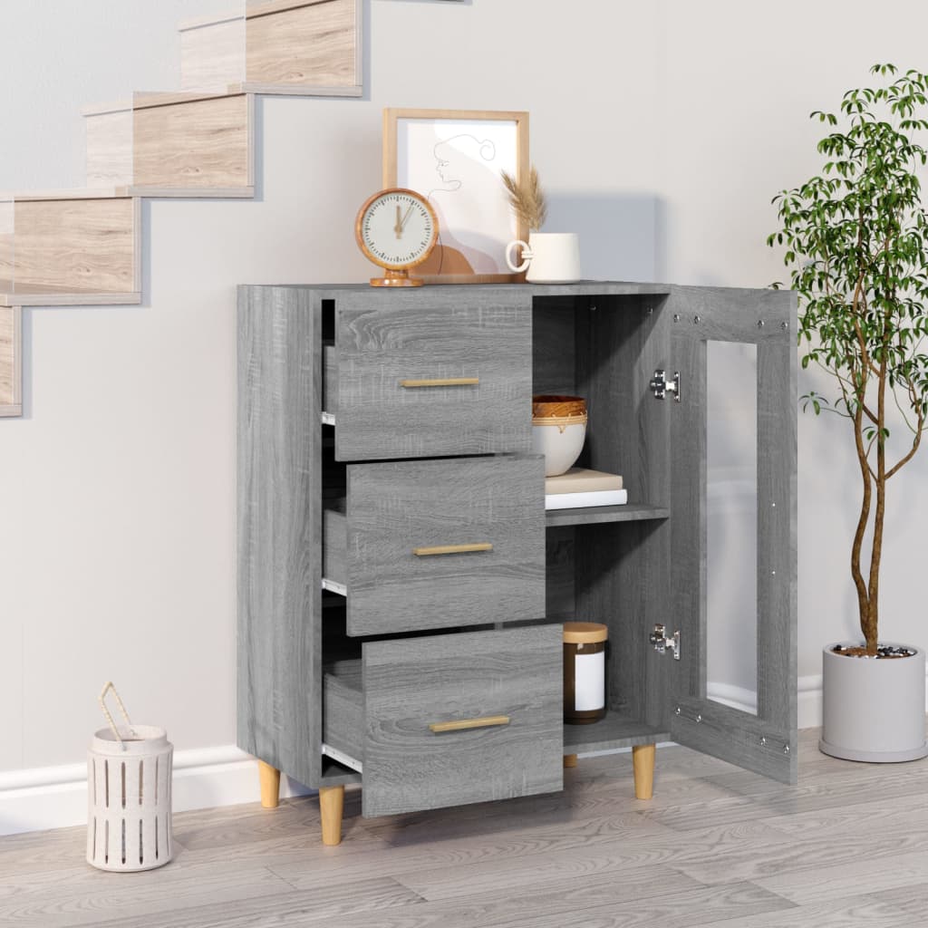 Komoda boja hrasta sonome 69,5 x 34 x 90 cm konstruirano drvo