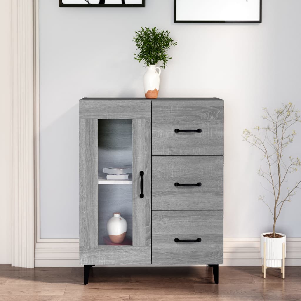 Komoda boja hrasta sonome 69,5 x 34 x 90 cm konstruirano drvo
