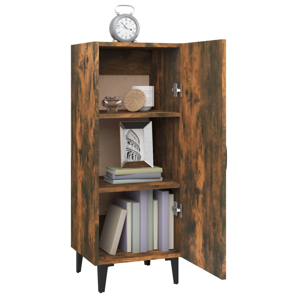 Komoda boja dimljenog hrasta 34,5x34x90 cm konstruirano drvo