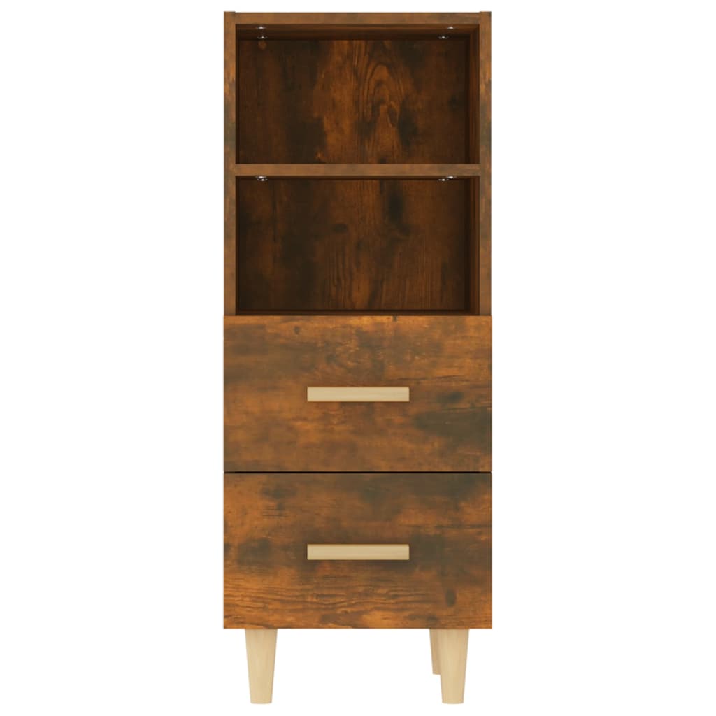 Komoda boja dimljenog hrasta 34,5x34x90 cm konstruirano drvo