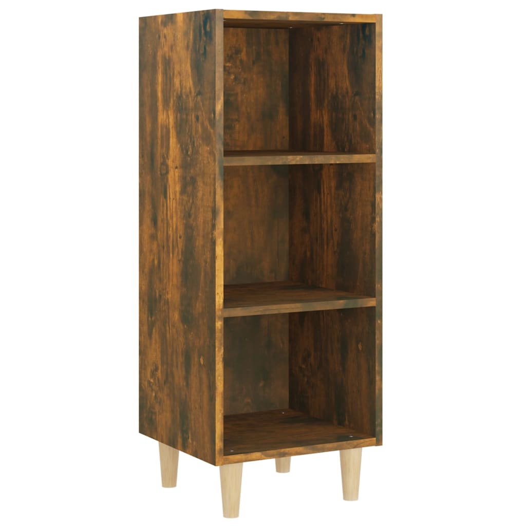 Komoda boja dimljenog hrasta 34,5x32,5x90 cm konstruirano drvo