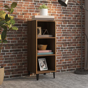 Komoda boja smeđeg hrasta 34,5x32,5x90 cm od konstruiranog drva