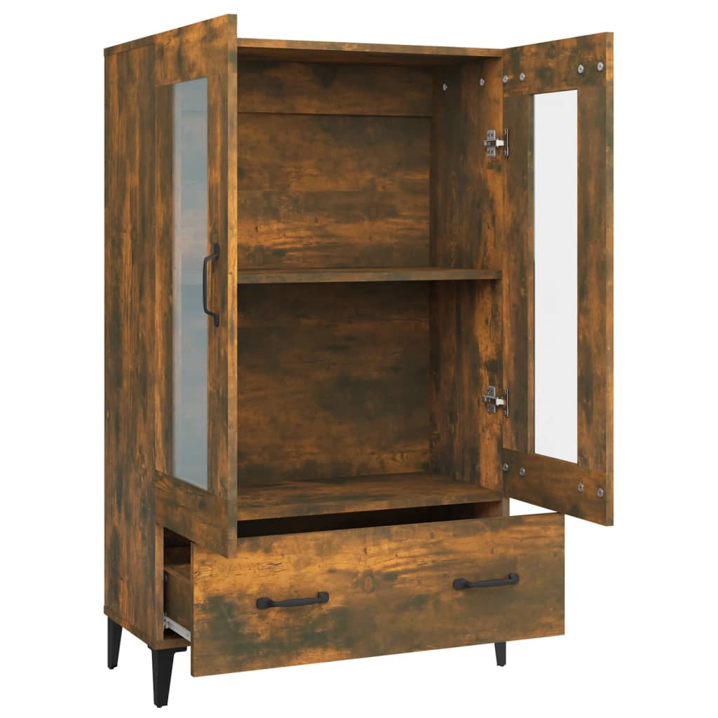 Komoda boja dimljenog hrasta 70 x 31 x 115 cm konstruirano drvo