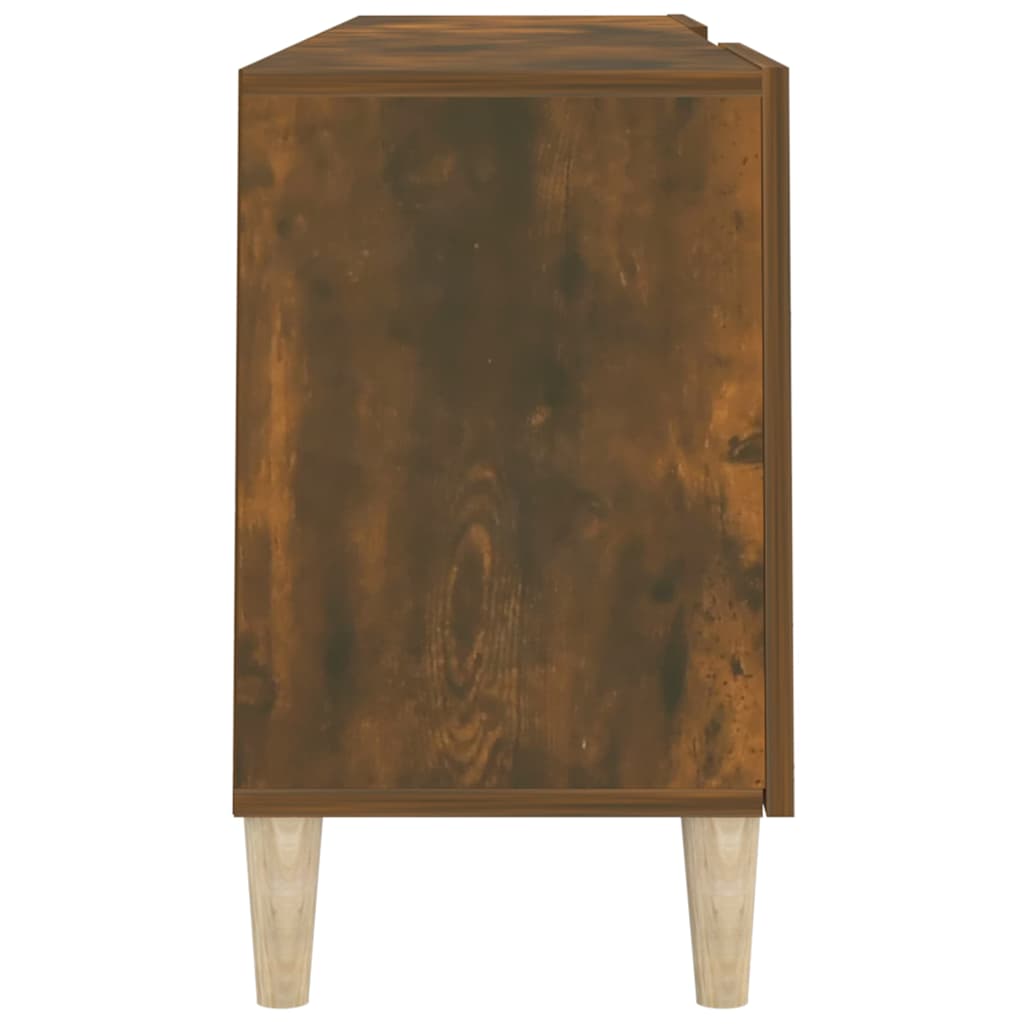 TV ormarić boja dimljenog hrasta 150x30x50 cm konstruirano drvo