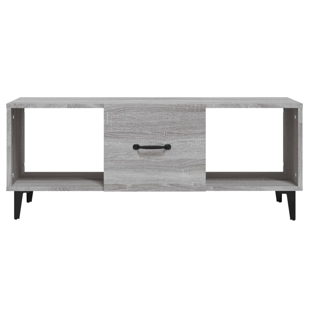 Stolić za kavu boja hrasta 102x50x40 cm konstruirano drvo