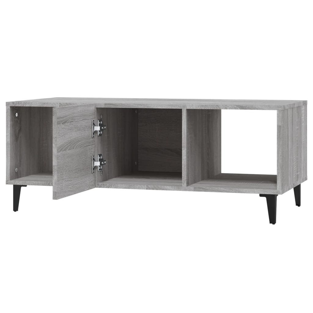 Stolić za kavu boja hrasta 102x50x40 cm konstruirano drvo