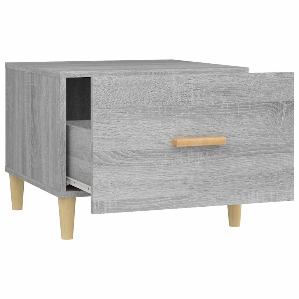 Stolići za kavu 2 kom boja hrast 50x50x40 cm konstruirano drvo