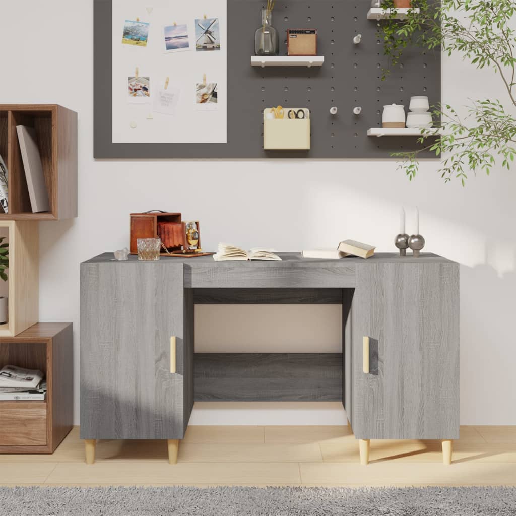 Radni stol boja hrasta sonome 140x50x75 cm konstruirano drvo