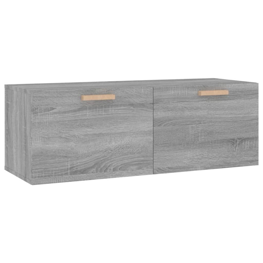 Zidni ormarić boja sivog hrasta100x36,5x35 cm konstruirano drvo