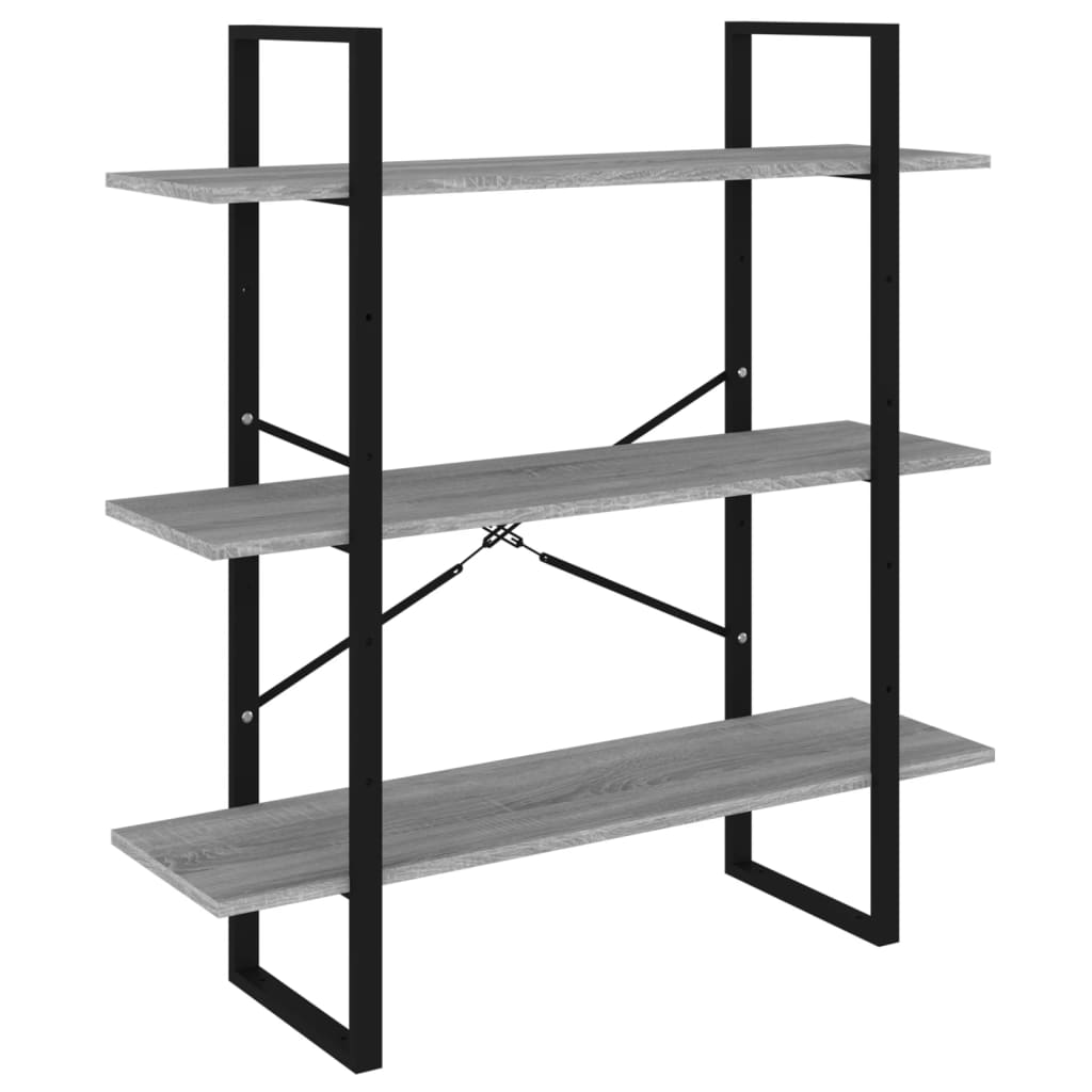 Ormarić za knjige boja hrasta 100x30x105 cm konstruirano drvo