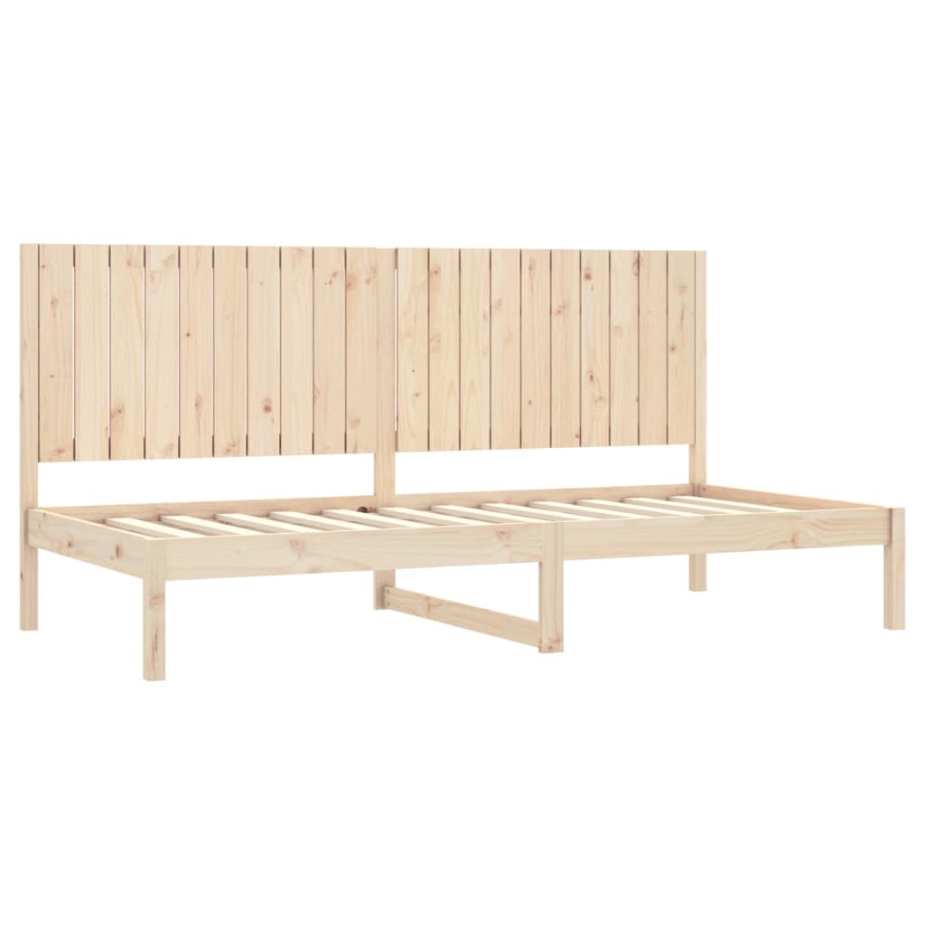 Dnevni krevet bez madraca 90 x 200 cm od masivne borovine