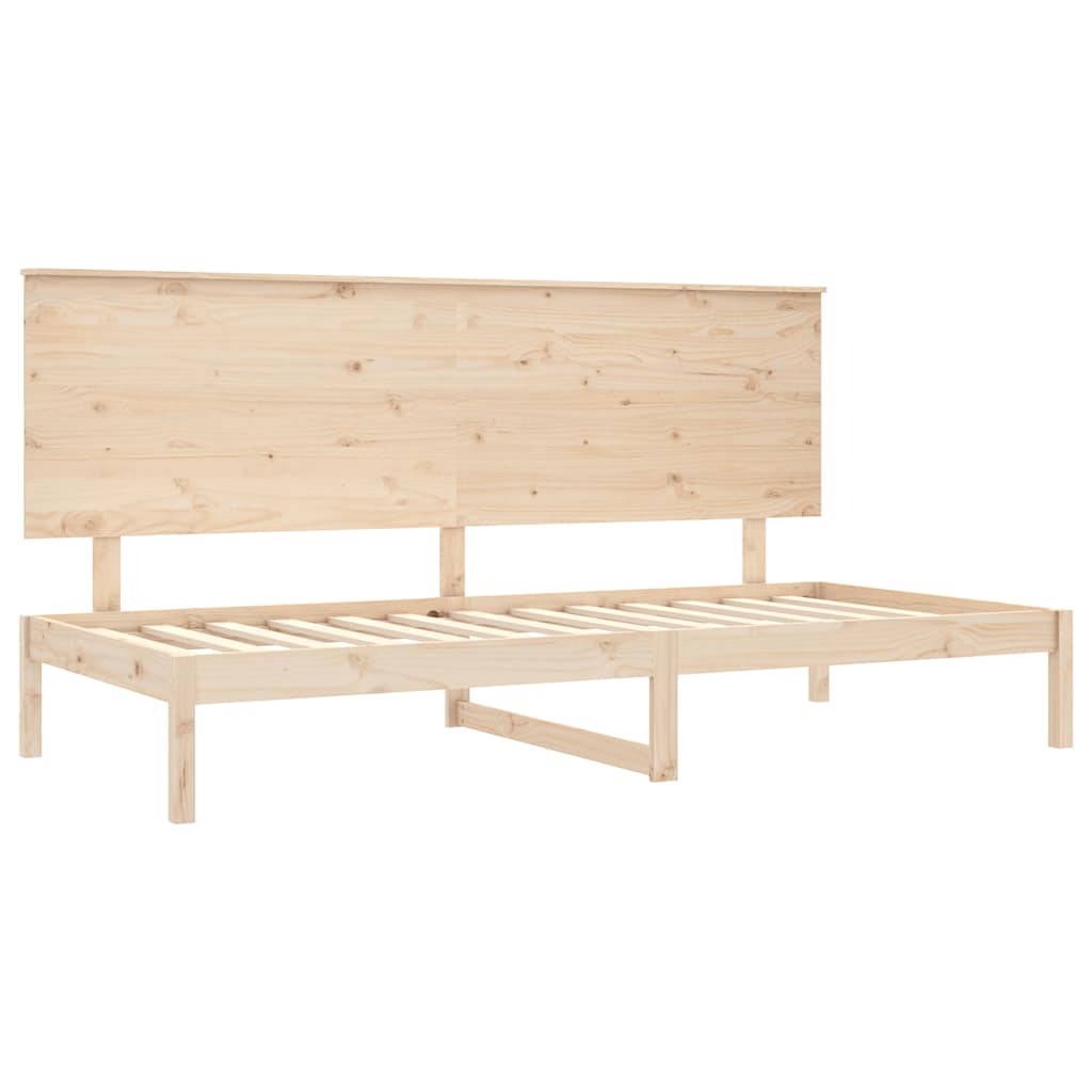 Dnevni krevet bez madraca 80 x 200 cm od masivne borovine