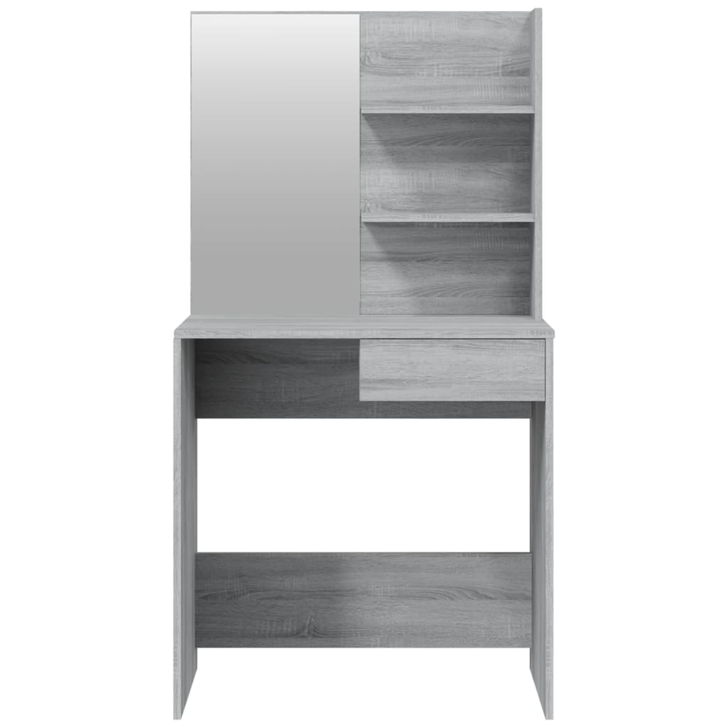 Set toaletnog stolića boja hrasta sonome 74,5x40x141 cm