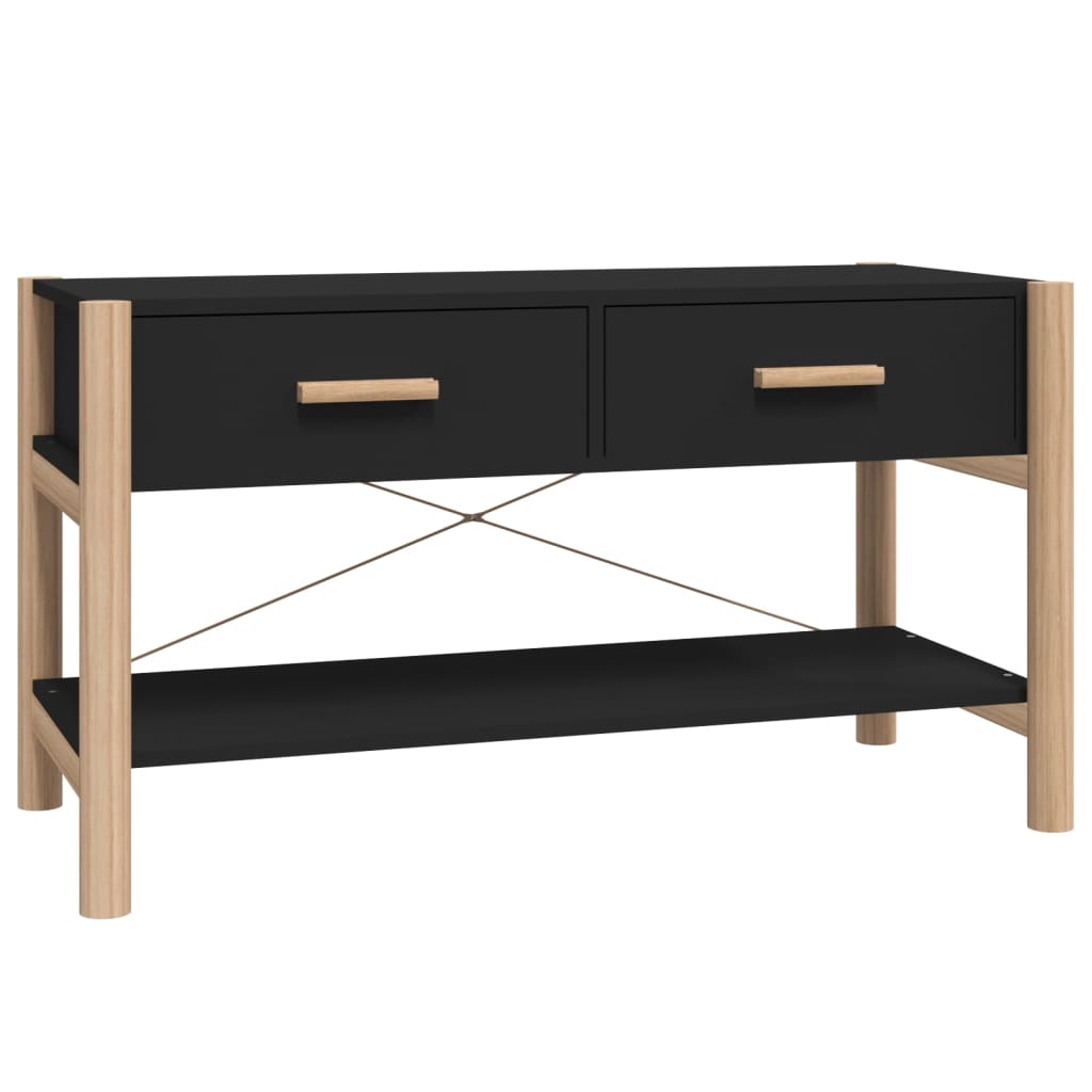TV ormarić crni 82 x 38 x 45 cm od konstruiranog drva