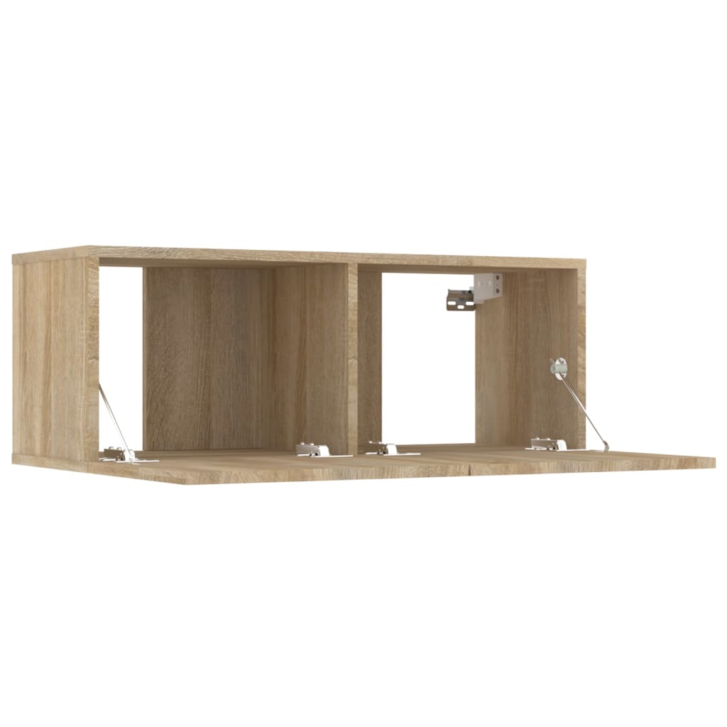 TV ormarići 4 kom boja hrasta 80x30x30 cm od konstruiranog drva