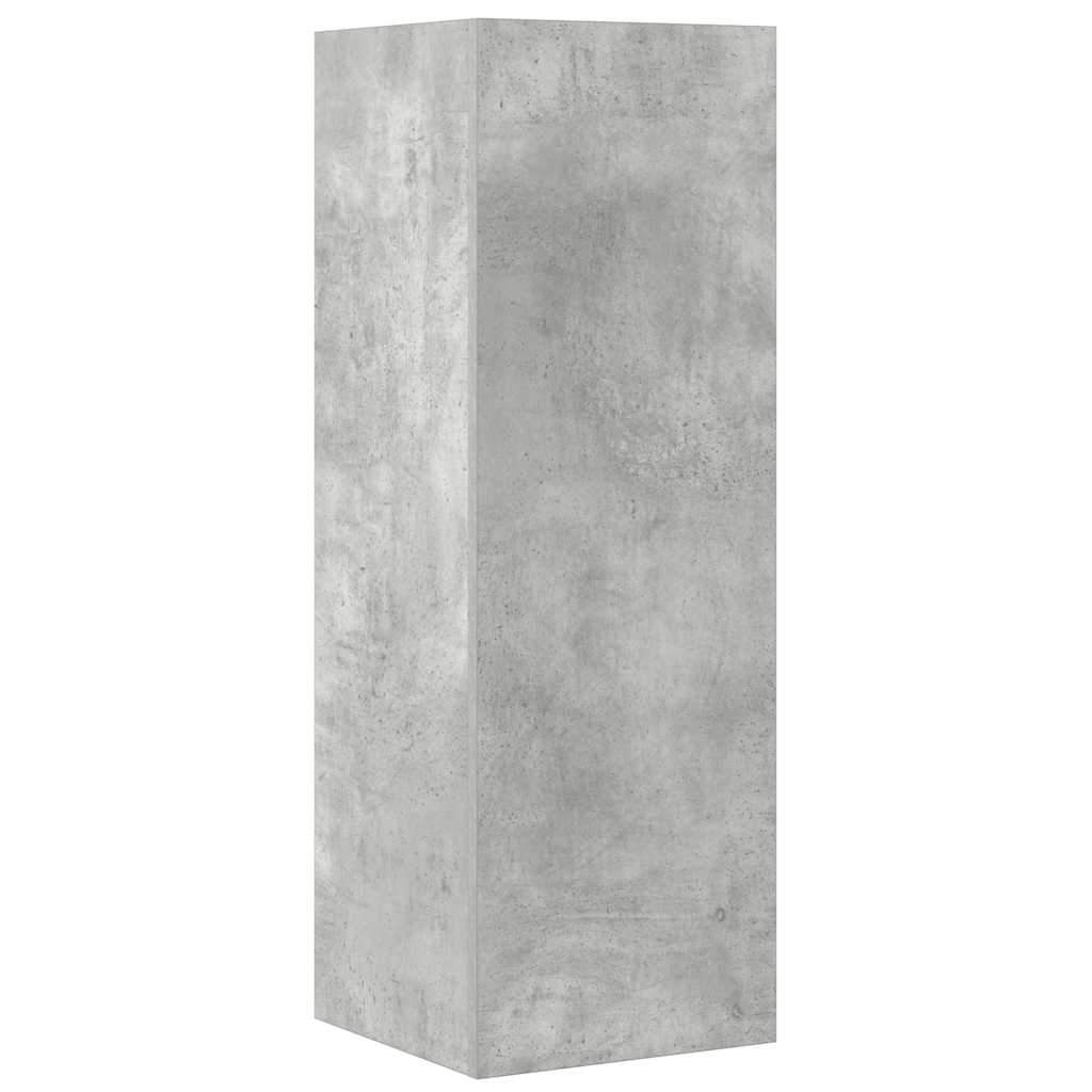 4-dijelni set TV ormarića siva boja betona drveni