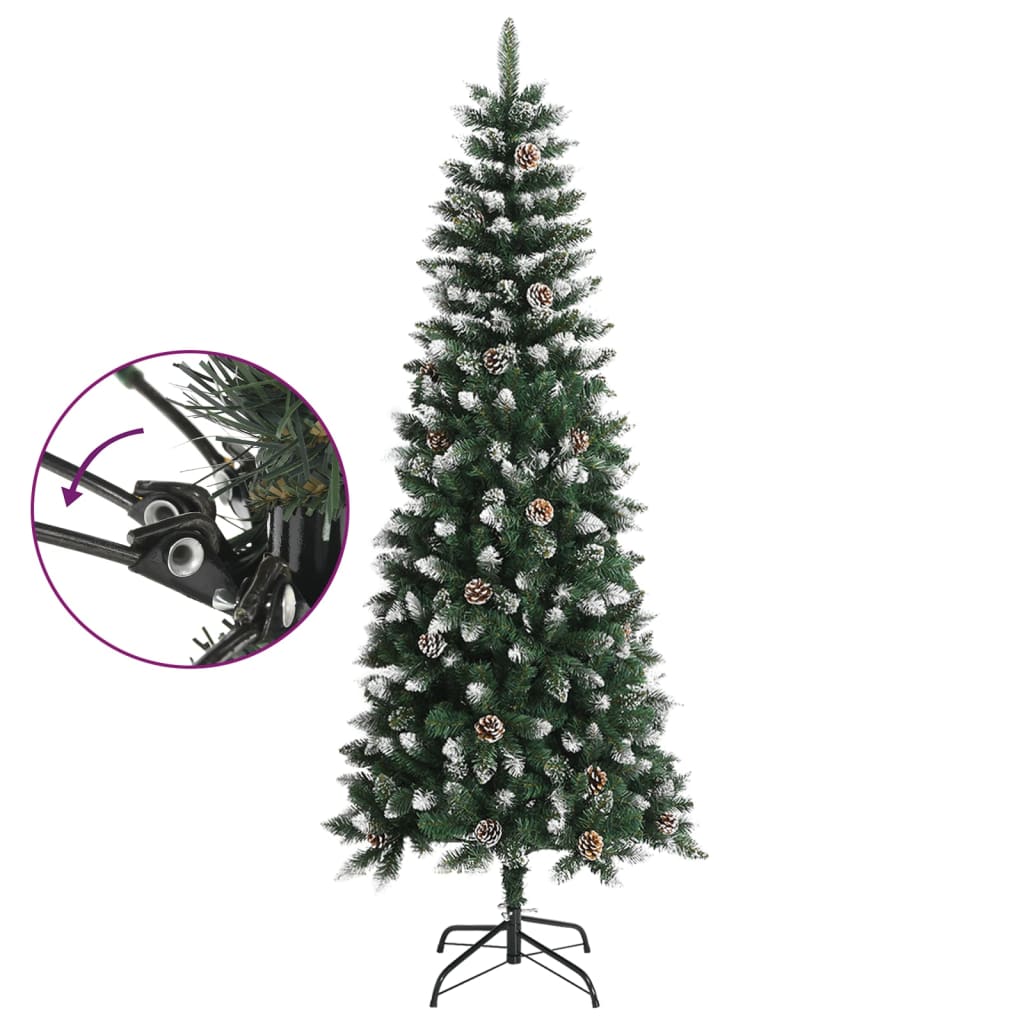 Umjetno božićno drvce sa stalkom zeleno 210 cm PVC