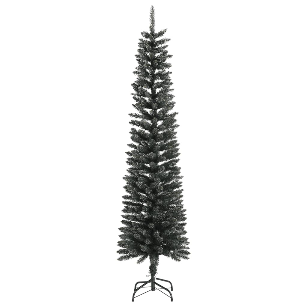 Umjetno usko božićno drvce sa stalkom zeleno 210 cm PVC