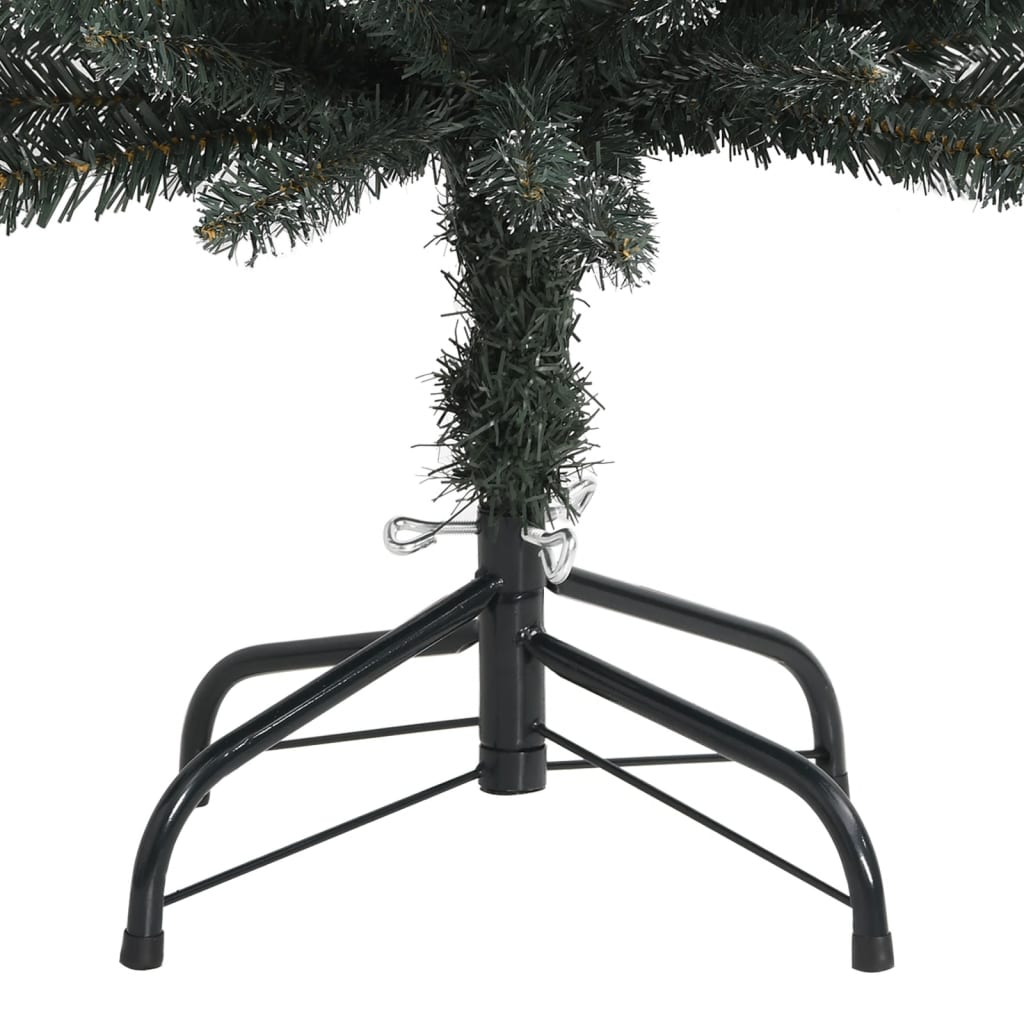 Umjetno usko božićno drvce sa stalkom zeleno 210 cm PVC