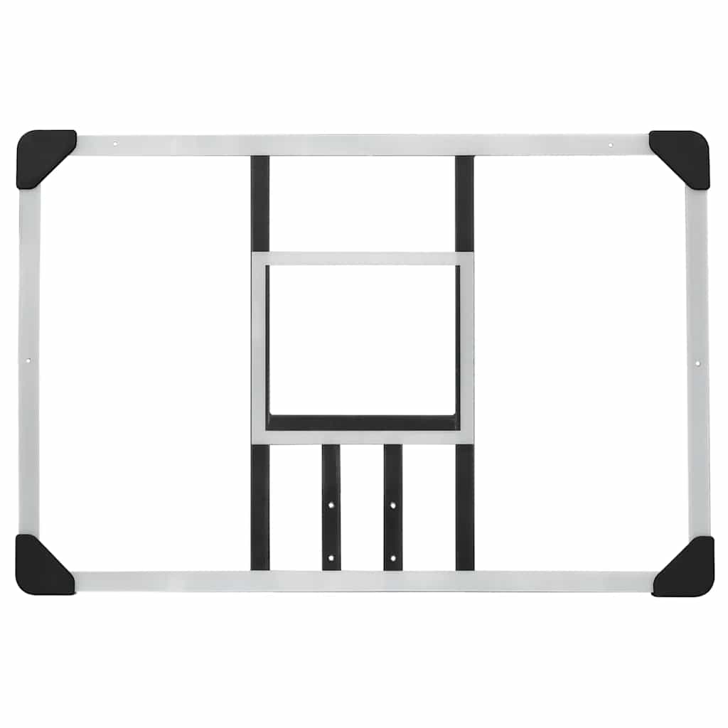 Košarkaška ploča prozirna 90 x 60 x 2,5 cm polikarbonatna