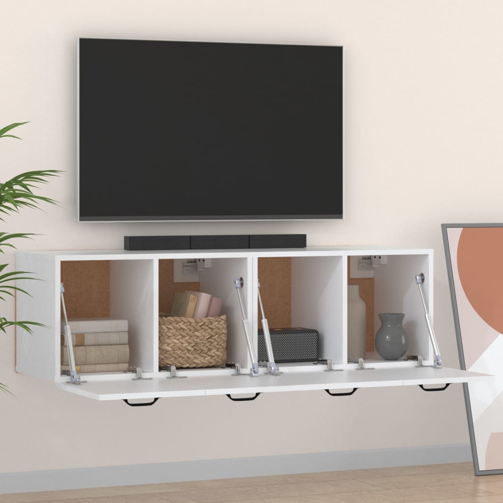 Zidni ormarići 2 kom bijeli 80 x 35 x 36,5 cm konstruirano drvo