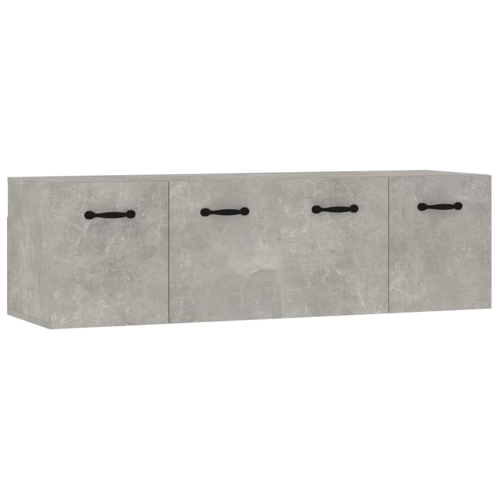 Zidni ormarići 2 kom boja betona 80x35x36,5cm konstruirano drvo
