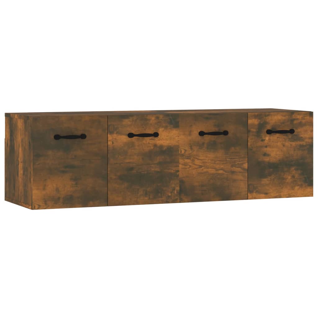 Zidni ormarići 2 kom boja dimljenog hrasta 80x35x36,5 cm drveni