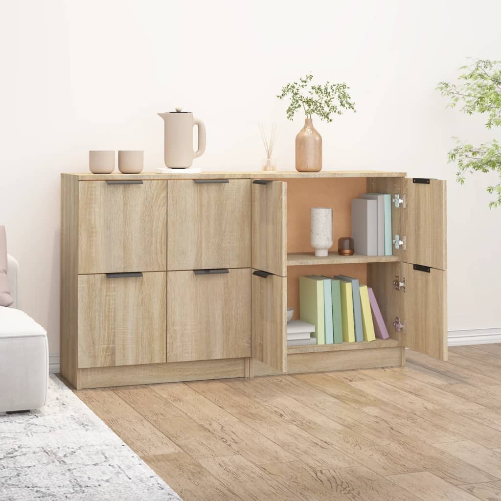Komoda 2kom boja hrasta sonome 60x30x70cm od konstruiranog drva