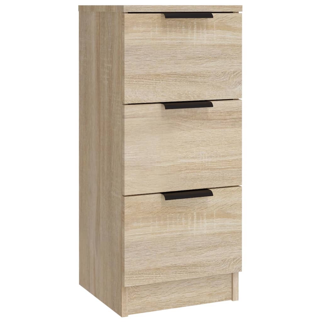 Komode 3 kom boja hrasta sonome od konstruiranog drva