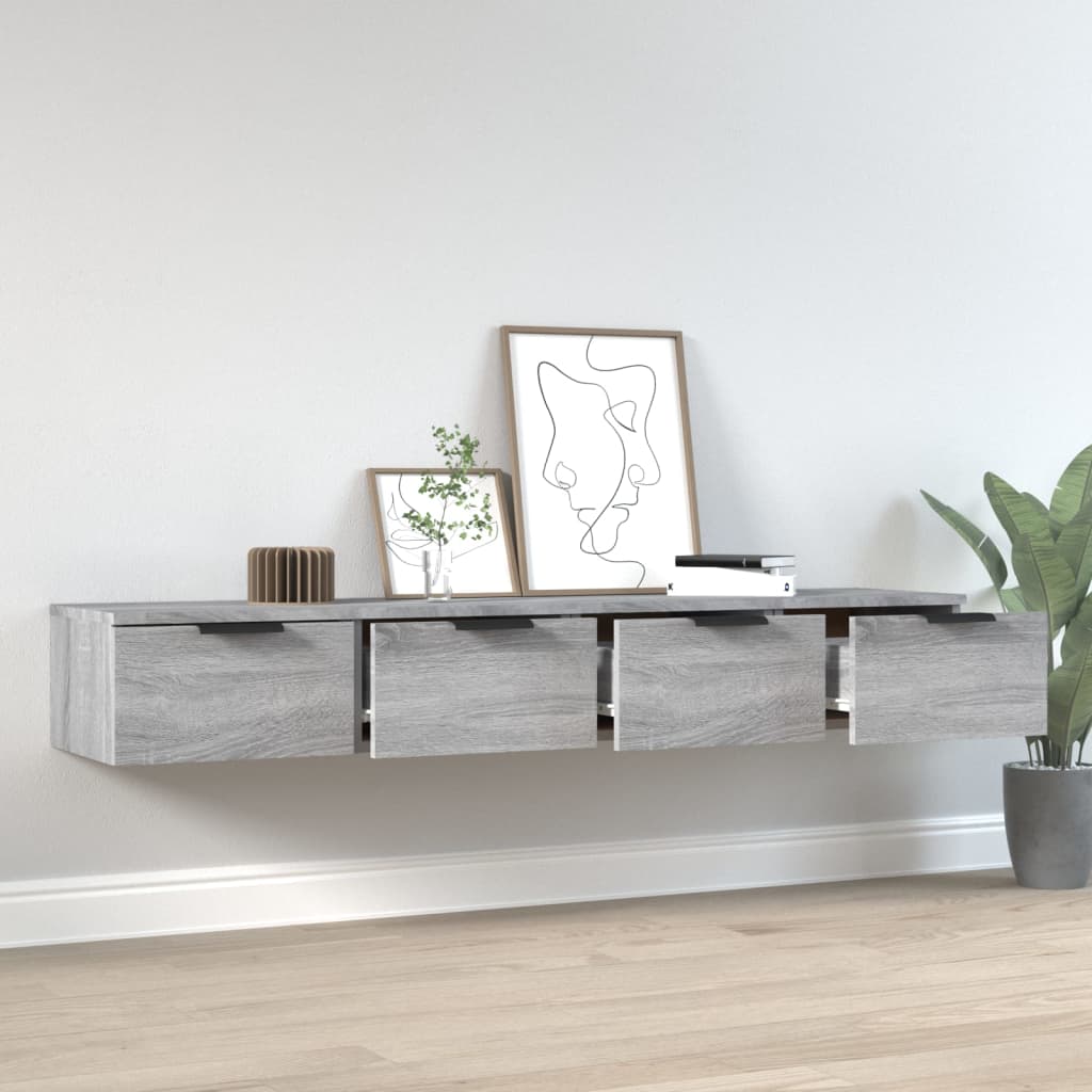 Zidni ormarići 2 kom siva sonome 68x30x20 cm konstruirano drvo