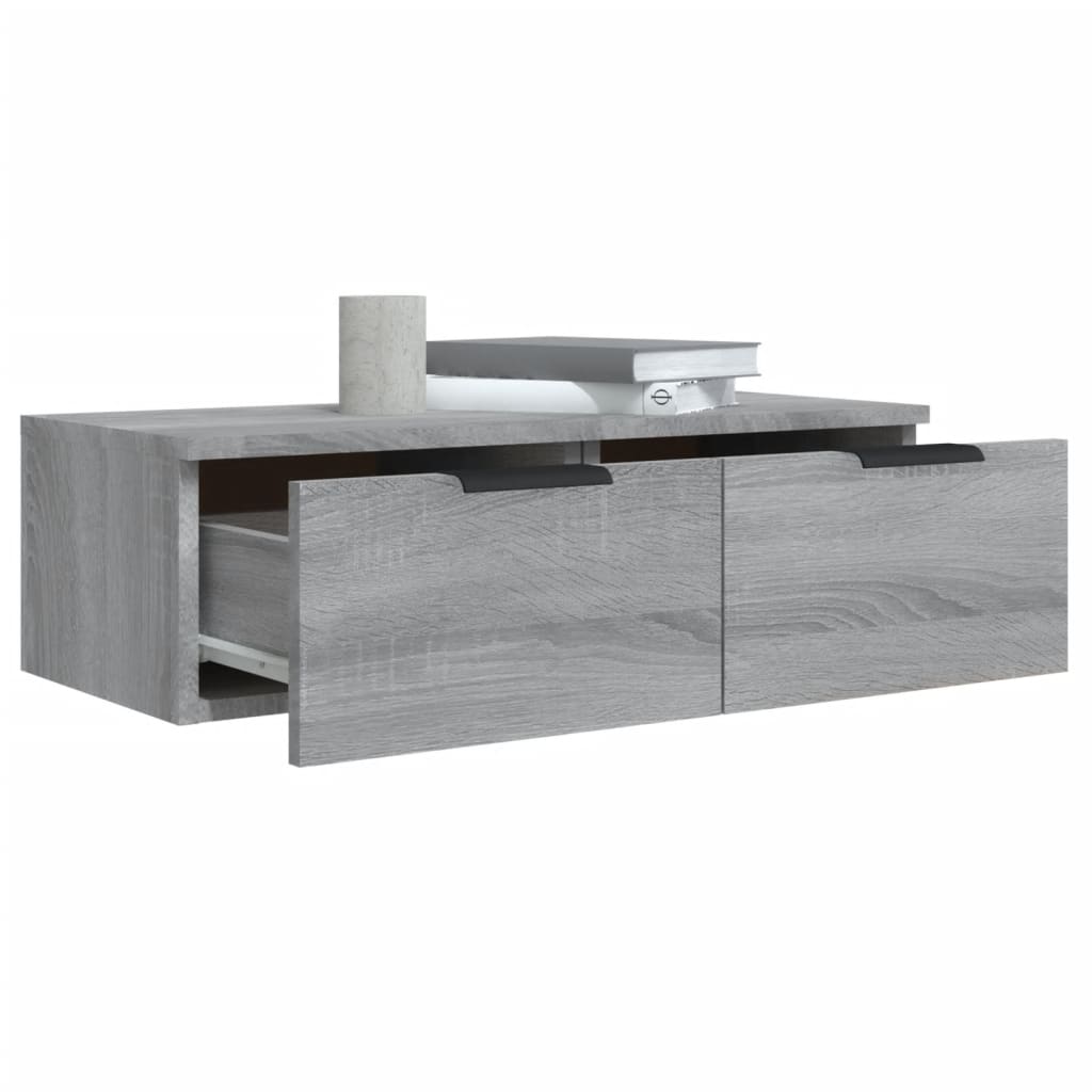 Zidni ormarići 2 kom siva sonome 68x30x20 cm konstruirano drvo