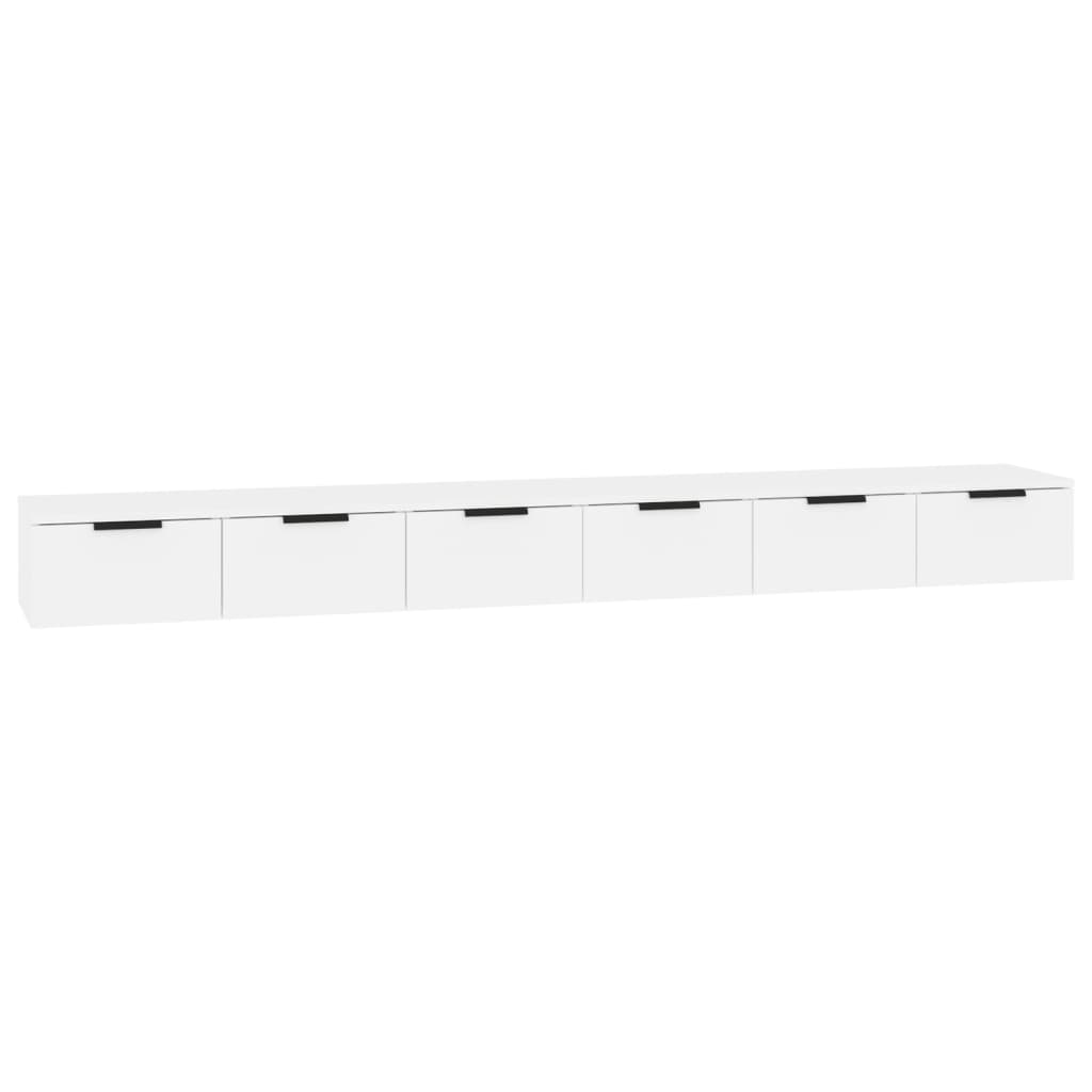 Zidni ormarići 2 kom bijeli 102 x 30 x 20 cm konstruirano drvo