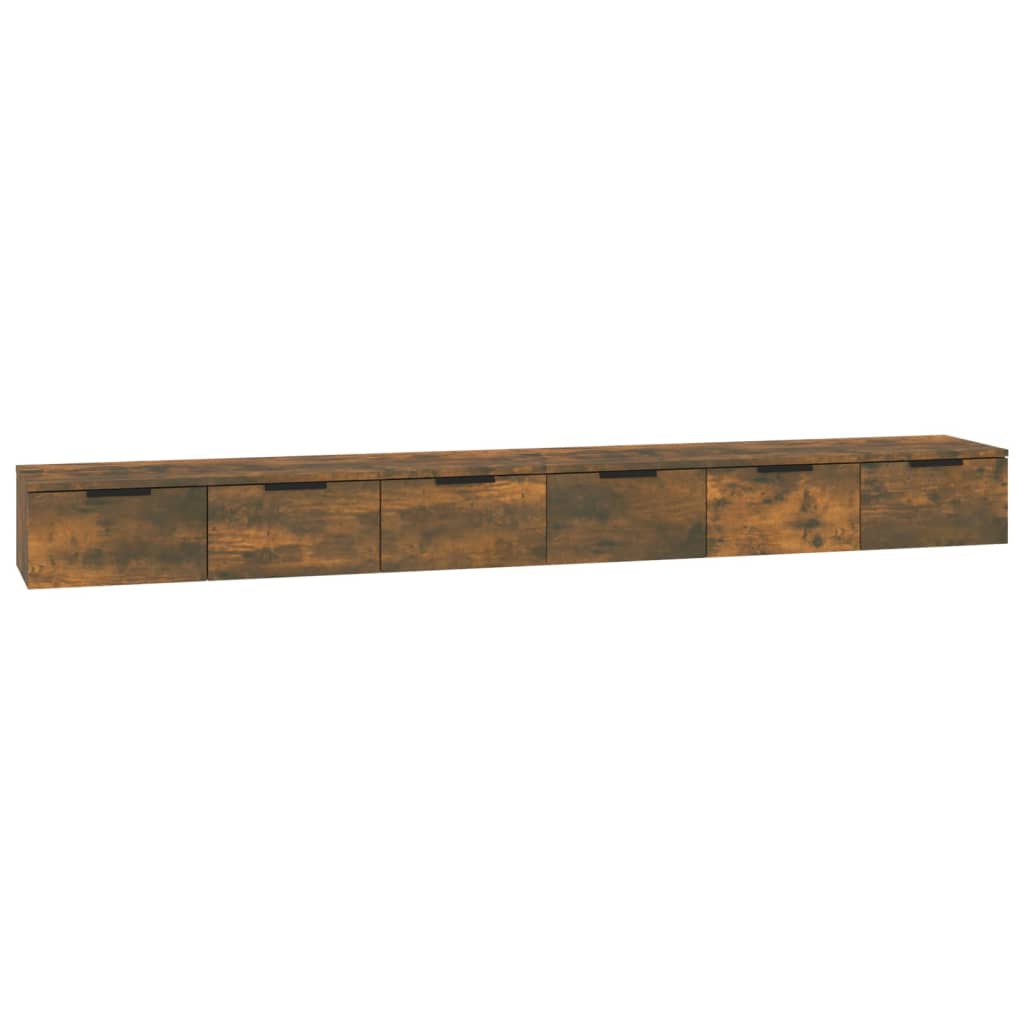 Zidni ormarići 2 kom boja hrasta 102x30x20 cm konstruirano drvo