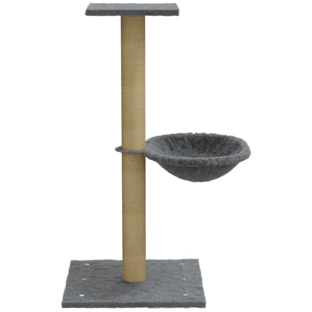 Penjalica za mačke sa stupom za grebanje svjetlosiva 74 cm