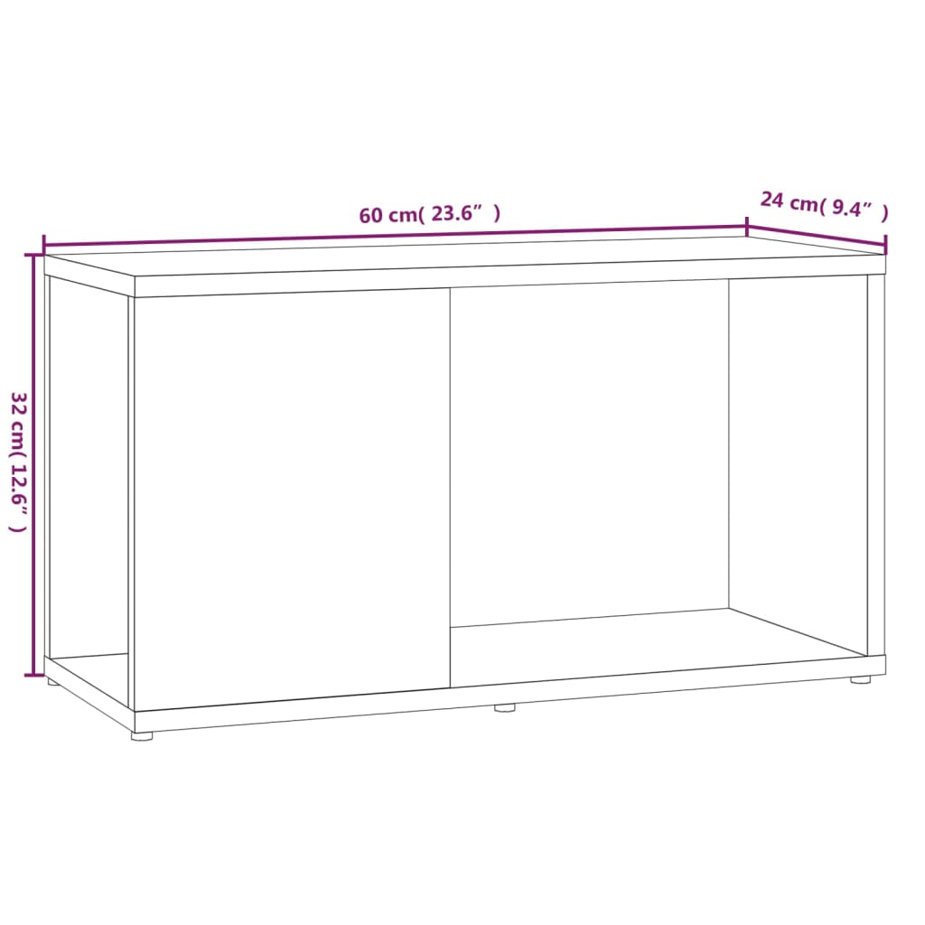 TV ormarić boja hrasta sonome 60 x 24 x 32 cm konstruirano drvo
