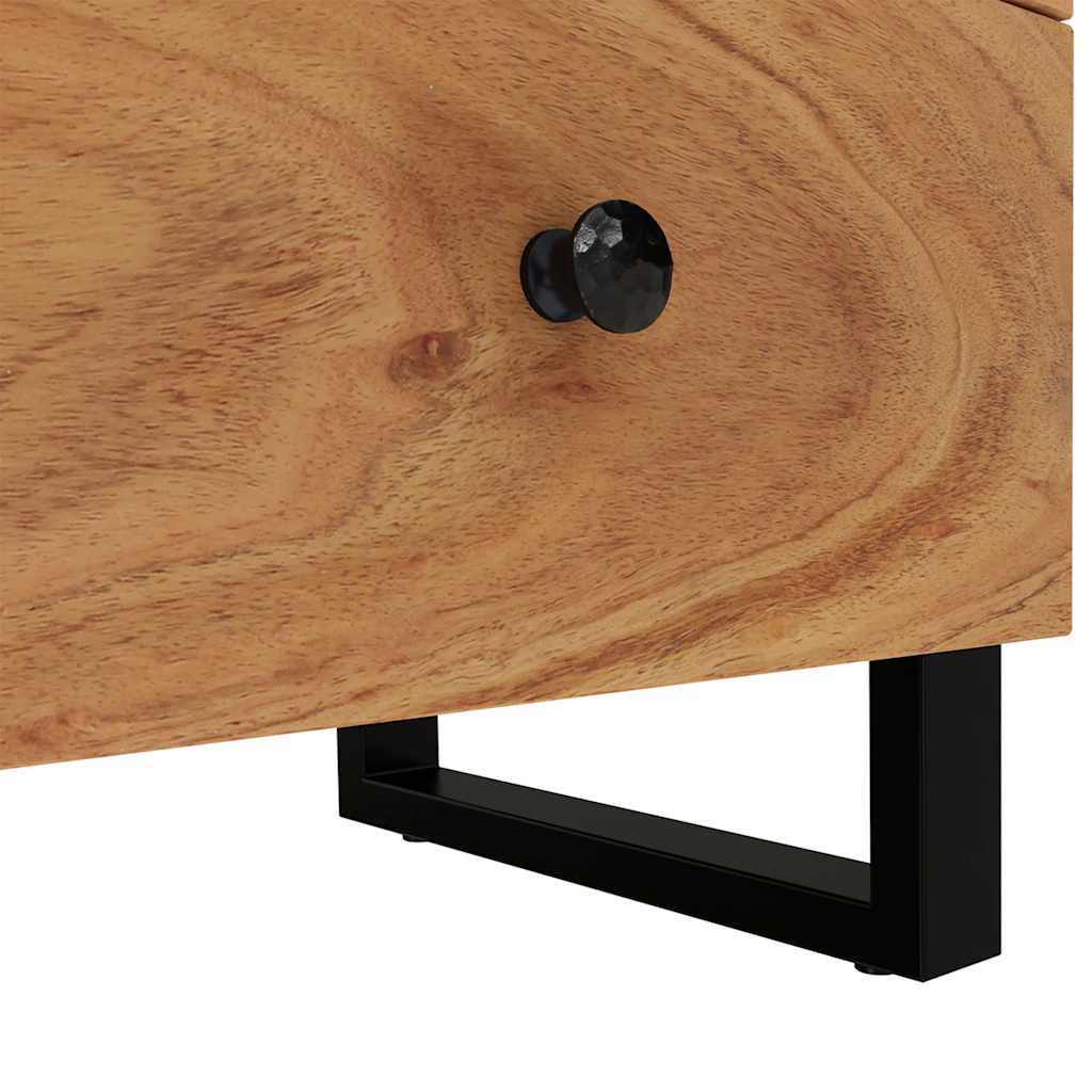 Noćni ormarići 2 kom 40 x 33 x 46 cm masivno bagremovo drvo