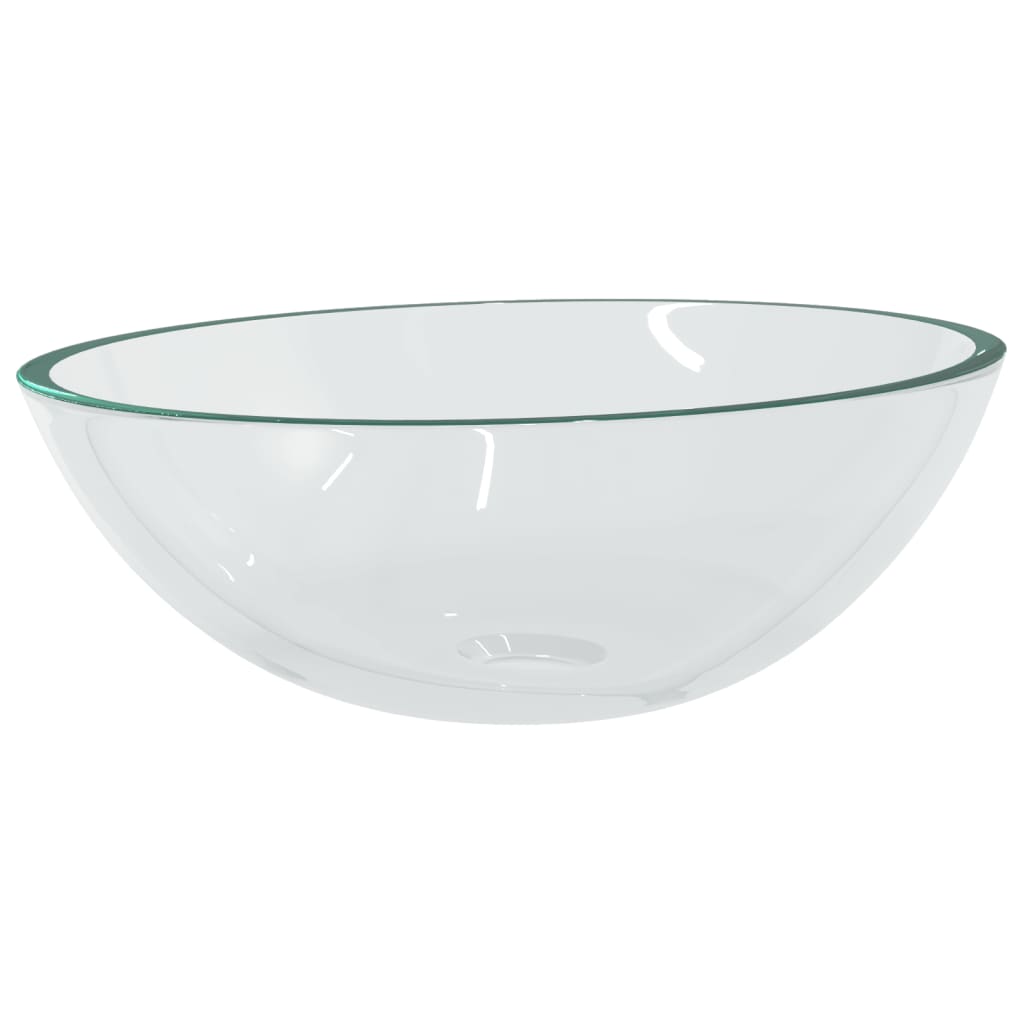 Umivaonik stakleni 50 x 37 x 14 cm prozirni