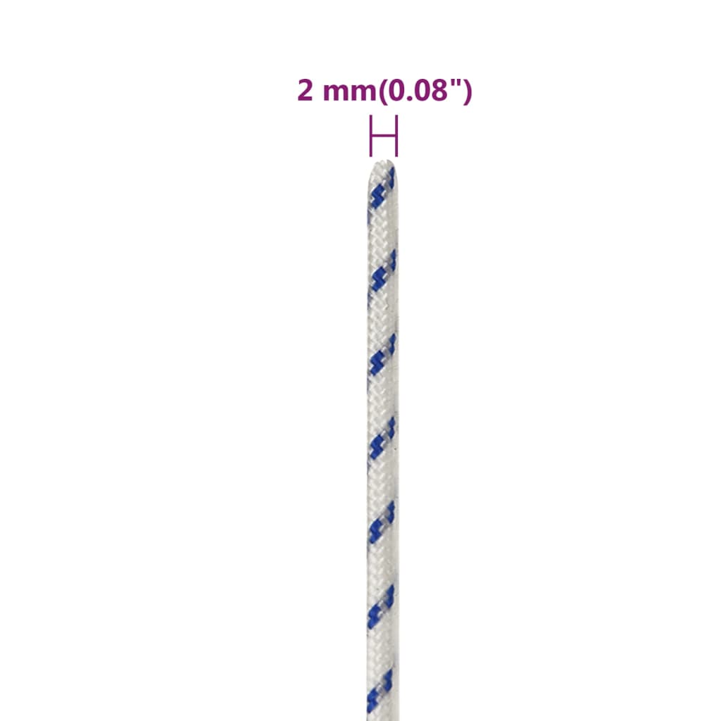 Brodski konop bijeli 2 mm 250 m od polipropilena